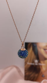 Rose Gold Plated Pendant Necklace, Royal
