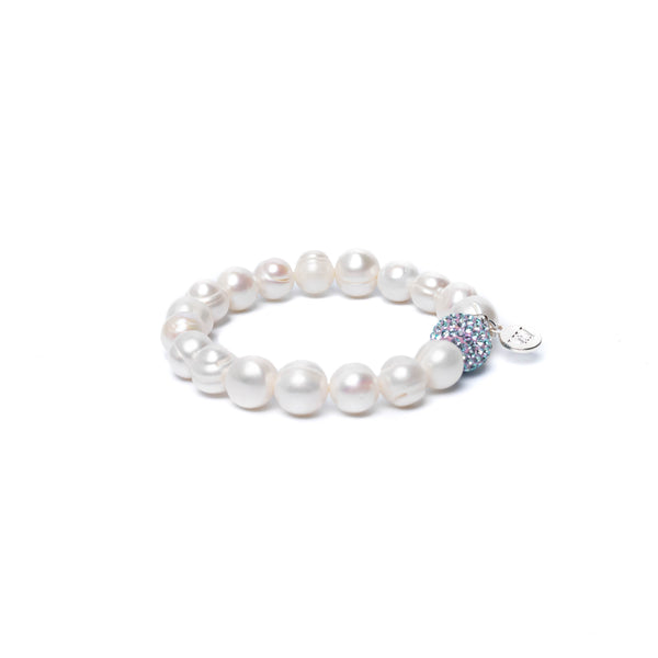Pearls Bracelet Jackie, Lavender